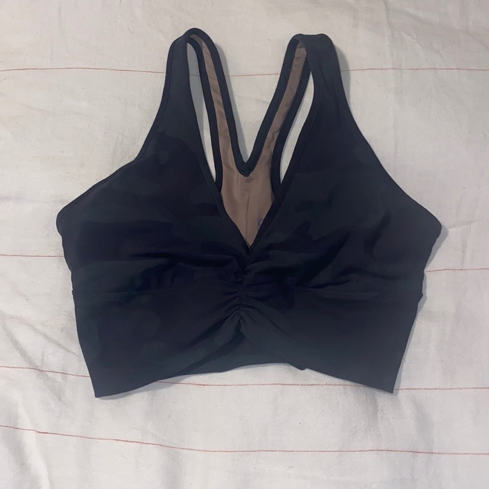 Camo alo yoga sports bra
